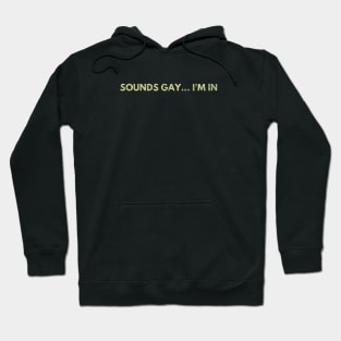 Sounds Gay Im In Hoodie